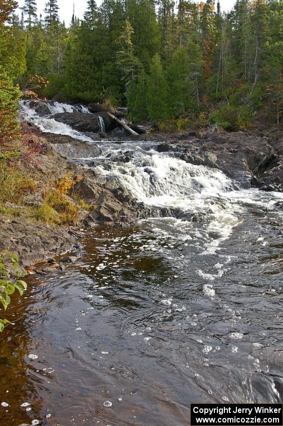 Lower Montreal River Falls flows directly into Lake Superior.(1)