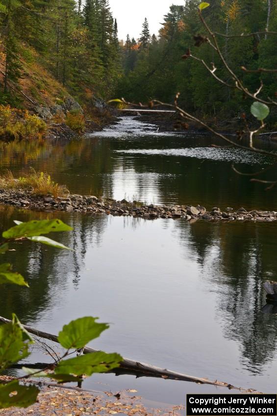 A small 3 ft. drop of the Montreal River just above the Lower Montreal River Falls.(2)