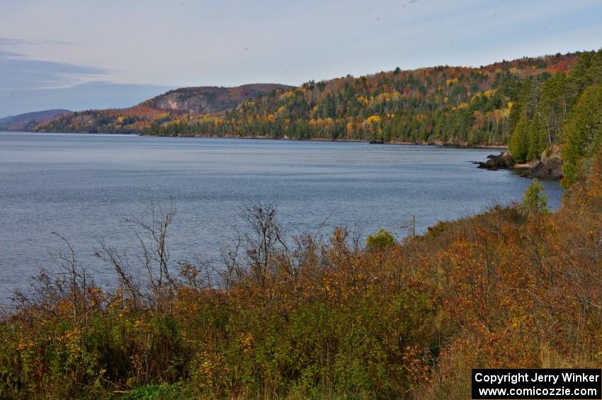 Scenic Lake Superior shoreline on the way back from Lower Monteal River Falls.