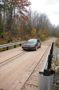 Micah Wiitala / Jason Takkunen transit out of SS3, Camp 18, in their Mitsubishi Eclipse GSX.