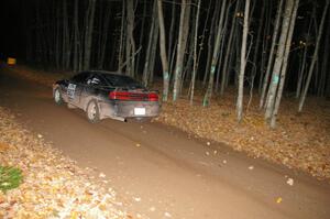 Micah Wiitala / Jason Takkunen in their Mitsubishi Eclipse GSX blast into the finish of SS5, Far Point.