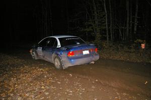 The Mike Isaacs / Craig Walli Saturn SL2 blasts into the finish of SS5.