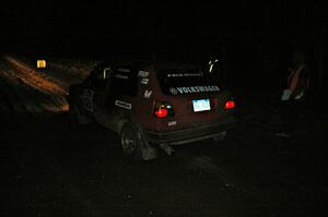 Mychal Summers / Ryan DesLaurier leave the start of SS9, Menge Creek, in their VW Golf.