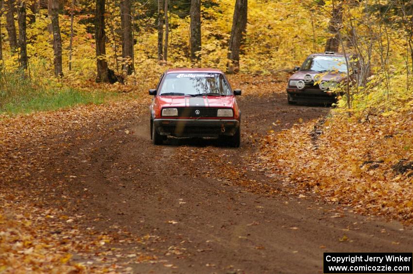 Mychal Summers / Ryan DesLaurier VW Golf and Billy Mann / Josh VanDenHeuvel VW GTI