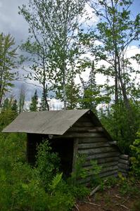 Old lean-to beside Potlatch Rd.