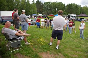 The drivers meeting before the event.