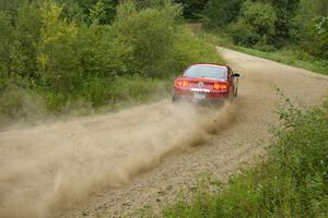 Mark Utecht / Rob Bohn flog their Ford Mustang on the practice stage.