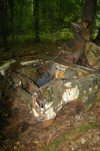 Wrecked 1954 Buick in the woods off Anchor-Mattson Rd.(4)