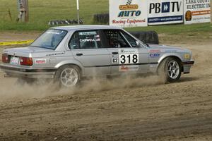 Bill Caswell / Elliot Sherwood BMW 318i on SS1.(2)