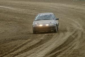 Dan Adamson / Jeremiah Schubitzke Saturn SL2 blast down the final stretch of SS1.