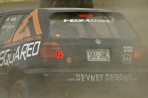 Paul Koll / Heath Nunnemacher on SS1 in their VW Golf.