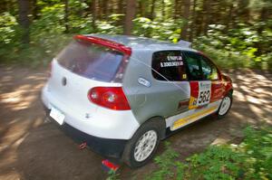 Brian Dondlinger / Dave Parps exit a 90 right on SS8 in their VW GTI-Rally.