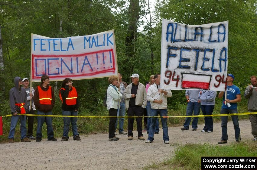 The Piotr Fetela / Mariusz Malik fan club at SS2!(1)