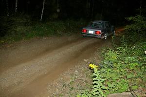 Bill Caswell / Damen Williams blast their BMW 318i down a straight on SS15.