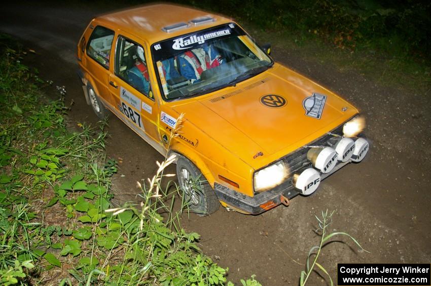 Chad Eixenberger / Ben Slocum VW Golf passes underneath the photographer on SS15.