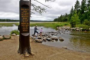 View of the headwaters of the Mississippi River.(1)