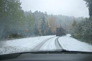 Logging truck on the drive from Eagle River to Phoenix. (2)