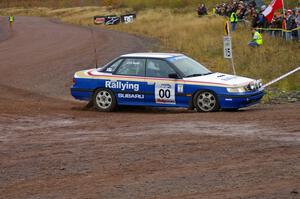 Amy Springer / Mark Holden drove one of the 00 cars, a Subaru Legacy, during the event.