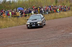 Erick Nelson drove his Subaru 2.5 as one of the car 0's for the event.