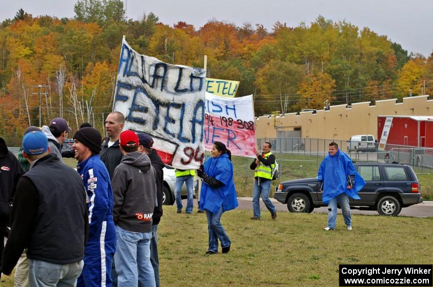 Polish fans cheer and sing at parc expose. (1)