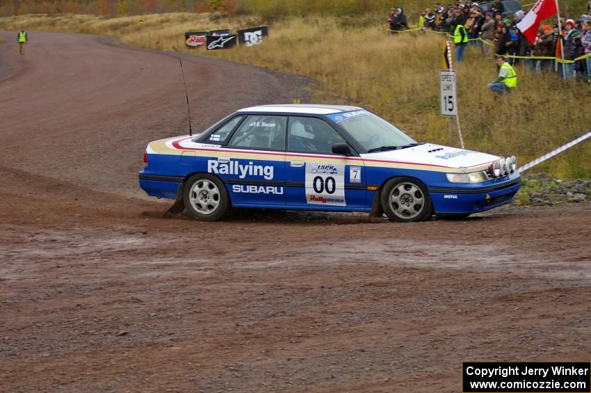 Amy Springer / Mark Holden drove one of the 00 cars, a Subaru Legacy, during the event.