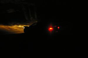 Heath Nunnemacher / Mike Rossey head downhill into the twisty section of Menge Creek, SS9, in their Subaru WRX STi.