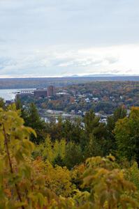 Colors across the canal from the Hancock overlook. Michigan Tech is on the other side in Hancock. (1)