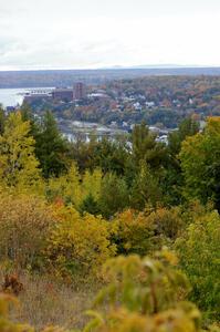 Colors across the canal from the Hancock overlook. Michigan Tech is on the other side in Hancock. (2)