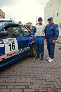 Kazimierz Pudelek / Michal Nawracaj were late entrants on Saturday morning in their Subaru Impreza.