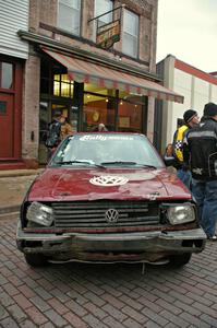 The Matt Bushore / Andy Bushore VW Jetta at Saturday morning's parc expose.