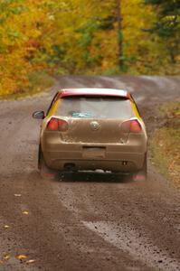 Brian Dondlinger / Dave Parps head away from the start of Delaware 1, SS11, in their VW GTI-Rally.