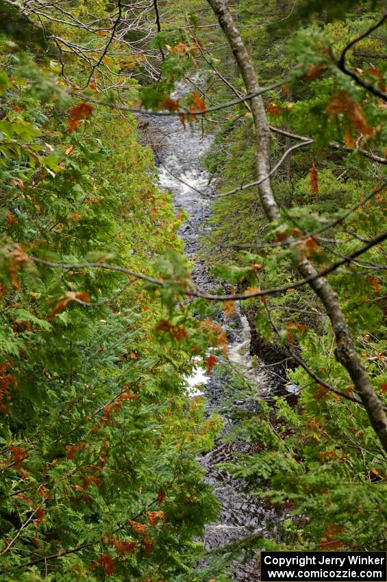 Upper Falls of the Gratiot River with rapids