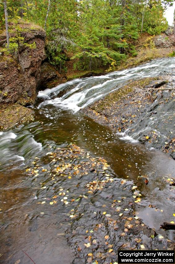 Silver River Falls just across the street from the exit of Brockway Mountain Dr. (2)