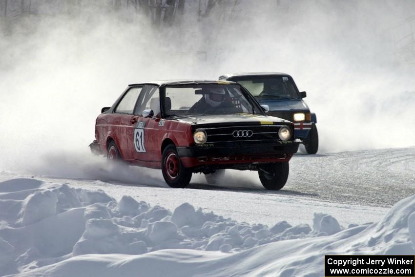 Brad Johnson / Len Jackson VW Fox and Nick Palzer / Paul Palzer/ Cindy Palzer Rabbit GTI