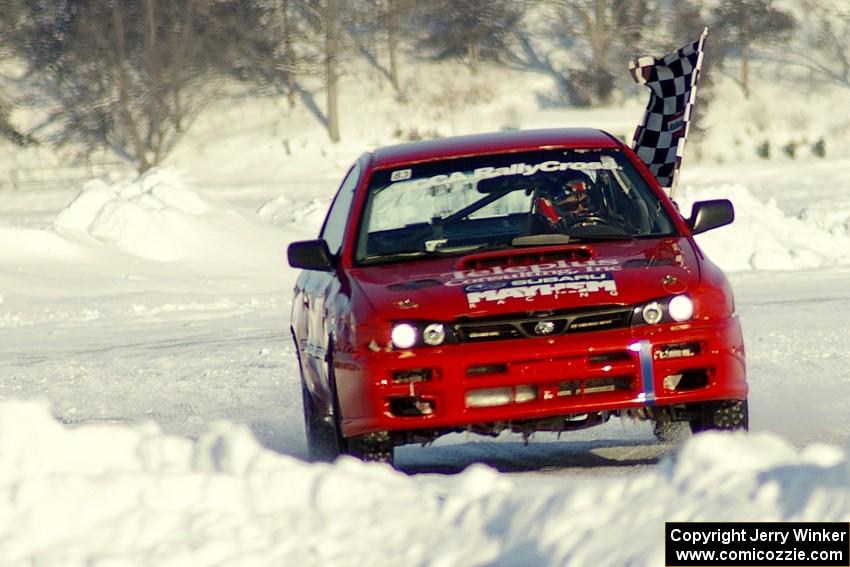 Mark Utecht / Jay Luehmann Subaru Impreza were the enduro winners.