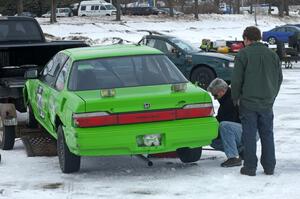 The Tim Lynch / Pat Foner Honda Prelude was an early DNF.