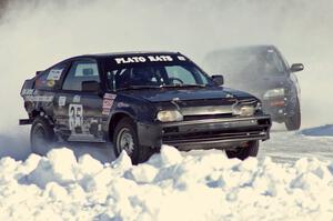 Brian Krohn's Honda CRX and the Tim Stone / Dan Gervais / Ryan Rose Subaru Impreza