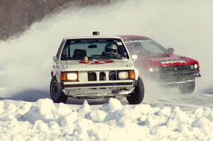 Dave Kapaun's Dodge Omni and the Jay Luehmann / Mark Utecht Subaru Impreza