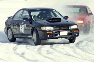 Tim Stone / Dan Gervais / Ryan Rose Subaru Impreza and the Chad Reinhofer / Jason Lindell / Cody Reinhofer Plymouth Sundance