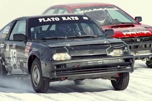Brian Krohn's Honda CRX and Jay Luehmann / Mark Utecht Subaru Impreza