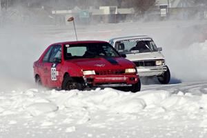 Chad Reinhofer / Jason Lindell / Cody Reinhofer Plymouth Sundance and Dick Nordby / Josh Vogesver VW Rabbit