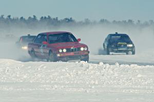 Pete Tavenier / Bruce Powell BMW 318i, Pete Weber's Mitsubishi Eclipse and Brian Lange / Ron Johnson VW Corrado