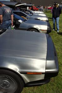 FIVE DeLorean DMC-12s