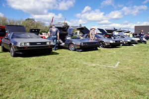 FIVE DeLorean DMC-12s