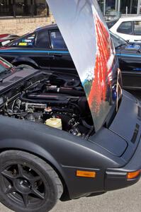 Mazda RX-7 modified with a Nissan engine