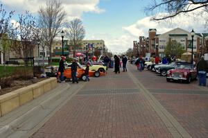 The view of main street in downtown Osseo, MN