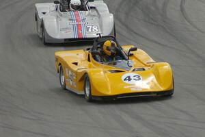 Mark Kauffman and Robyn Goolsbey during the Spec Racer Ford race