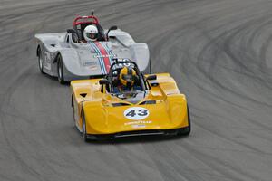 Mark Kauffman and Robyn Goolsbey during the Spec Racer Ford race