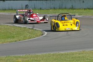 Andrew List's C Sports Racing Radical Prospect and Scott Woodruff's Ralt RT-5/Suzuki Formula Suzuki