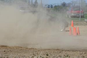 Jesse Lang's MF Honda Civic comes across the finish